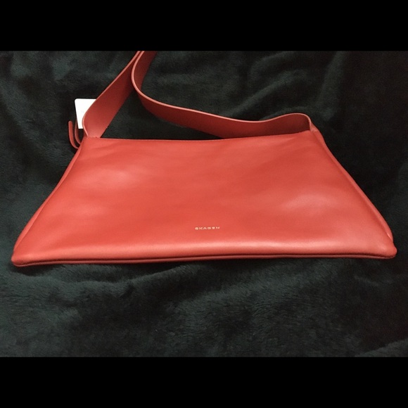 NWT Skagen Anesa Leather Crossbody Bag - Picture 9 of 11